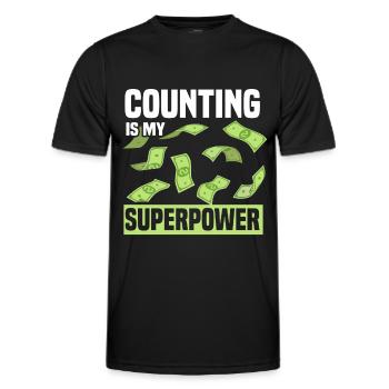 Accounting Secretary of Accountants Accounting - Men's Functional T-Shirt - black - Front - AI Model Male 178 dark (178cm)