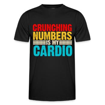 Accounting Secretary of Accountants Accounting - Men's Functional T-Shirt - black - Front - AI Model Male 178 dark (178cm)
