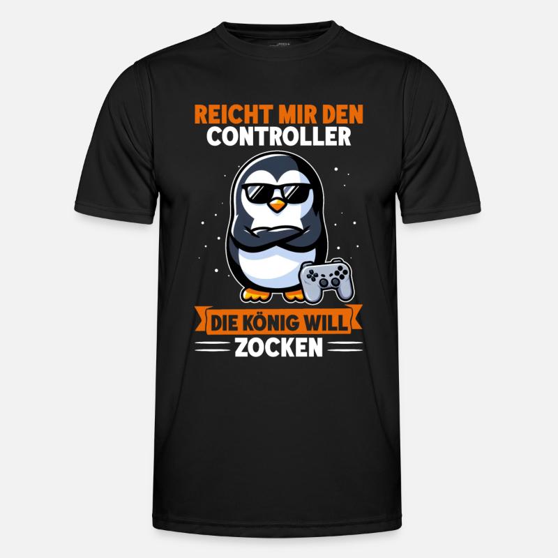 Hands me the controller, the queen wants to play Men's Functional T-Shirt