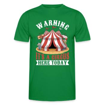 Circus Staff Carnival Kostüm Zirkusveranstaltung - Männer Funktions-T-Shirt - Kelly Green - Vorne - AI Model Male 178 dark (178cm)