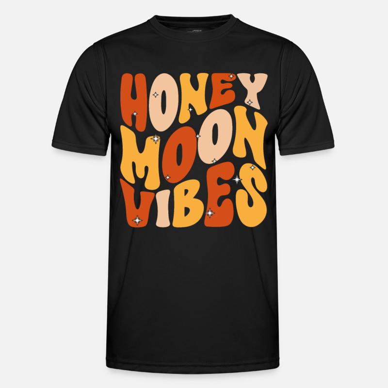 Flitterwochen Ehemann Ehefrau Paare Urlaubs Männer Funktions-T-Shirt