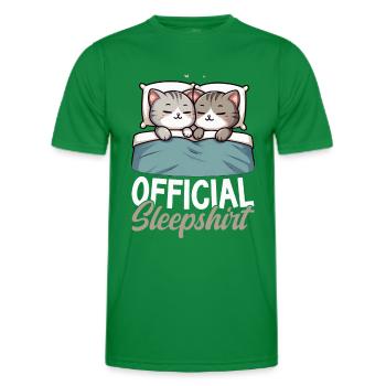 Official Sleeper American Short Lover - Men's Functional T-Shirt - kelly green - Front - AI Model Male 178 dark (178cm)