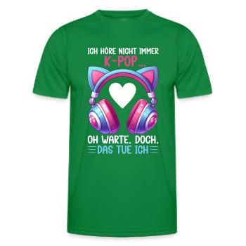 K-Pop Musique coréenne Kpop Fans Kdrama - T-shirt sport Homme - vert - Devant - AI Model Male 178 dark (178cm)