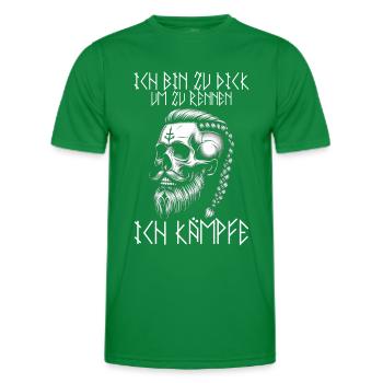 Vikings Norse Mythology Gods Viking - Men's Functional T-Shirt - kelly green - Front - AI Model Male 178 dark (178cm)