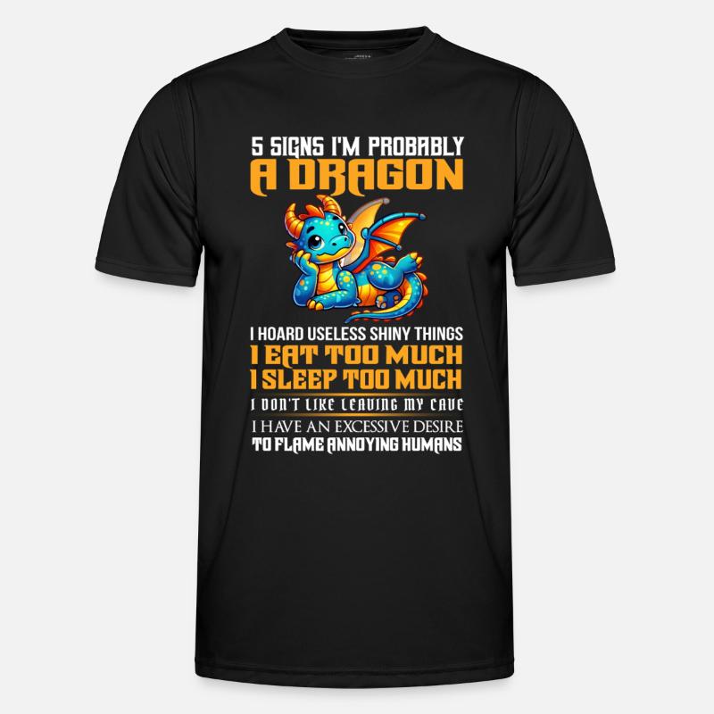 Dragon Créatures Dragon Médiéval T-shirt sport Homme