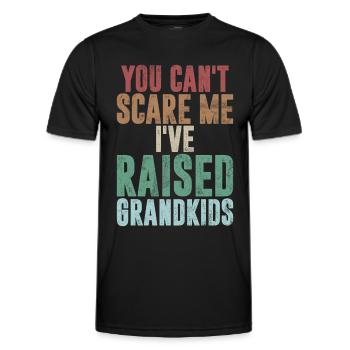 Grand-père Grand-père Pops Grand-parent - T-shirt sport Homme - noir - Devant - AI Model Male 178 dark (178cm)