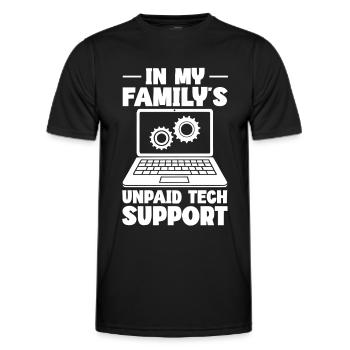 Programmierer Computercodierungssoftwareentwickler - Männer Funktions-T-Shirt - Schwarz - Vorne - AI Model Male 178 dark (178cm)