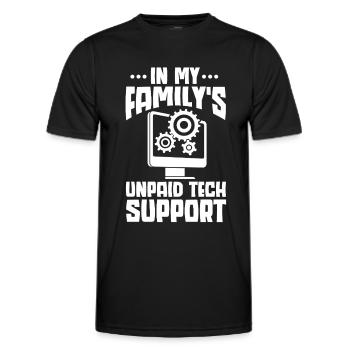 Programmierer Computercodierungssoftwareentwickler - Männer Funktions-T-Shirt - Schwarz - Vorne - AI Model Male 178 dark (178cm)