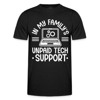 Programmierer Computercodierungssoftwareentwickler - Männer Funktions-T-Shirt - Schwarz - Vorne - AI Model Male 178 dark (178cm)