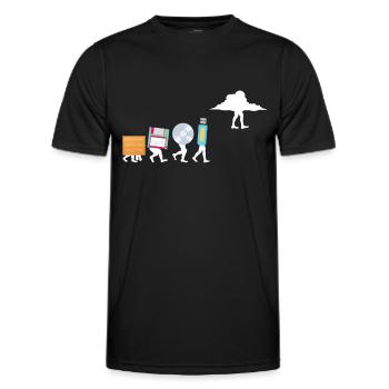 Programmierer Computercodierungssoftwareentwickler - Männer Funktions-T-Shirt - Schwarz - Vorne - AI Model Male 178 dark (178cm)
