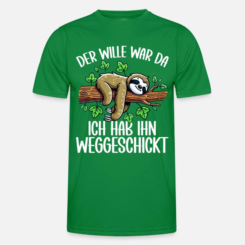 Sloth Lazy Sloth Lover Sloths Men's Functional T-Shirt