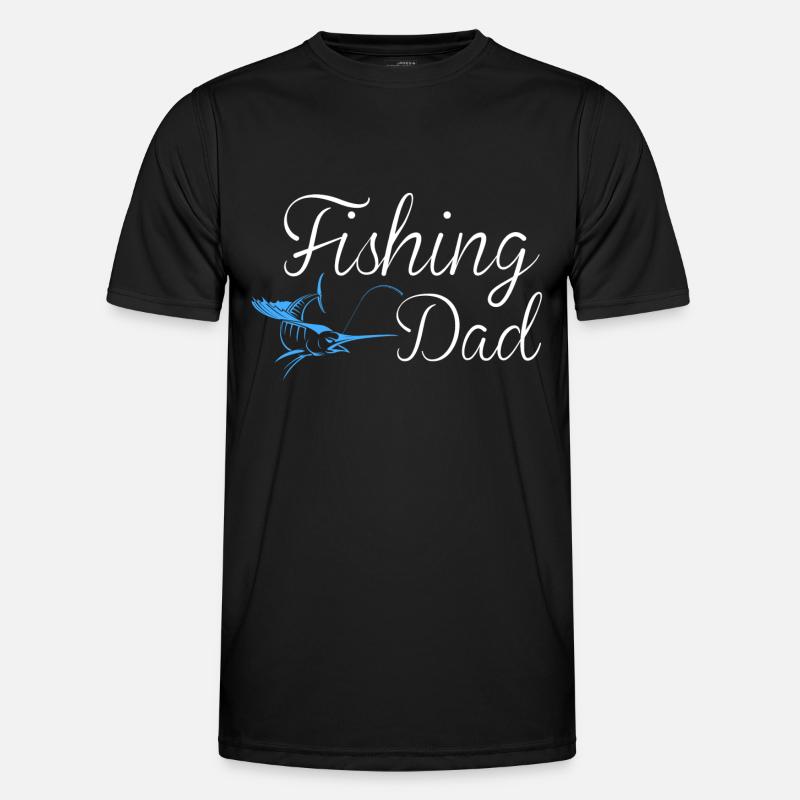 Fishing dad - Men's Functional T-Shirt - black