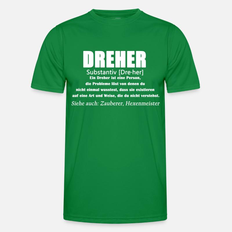 Dreher - Dreher Definition Männer Funktions-T-Shirt