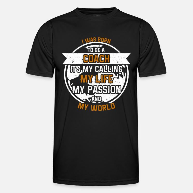 Trainer from passion - Men's Functional T-Shirt - black