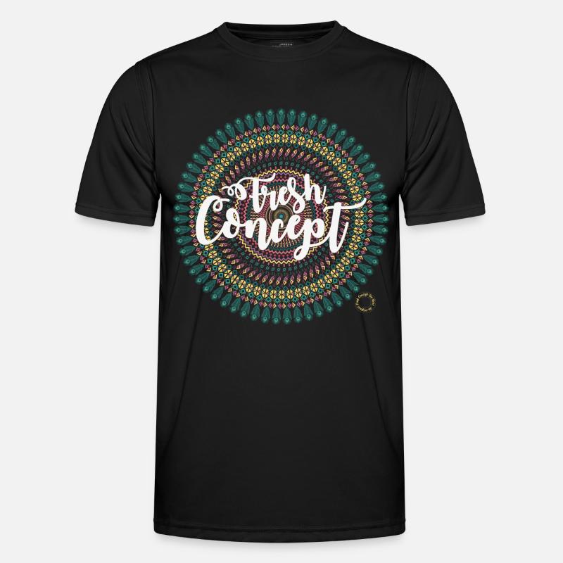 Fresh Concept Mandala - Men's Functional T-Shirt - black