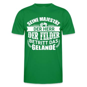 LANDWIRT / FARMER / BAUER / BERUF - Männer Funktions-T-Shirt - Kelly Green - Vorne - AI Model Male 178 dark (178cm)