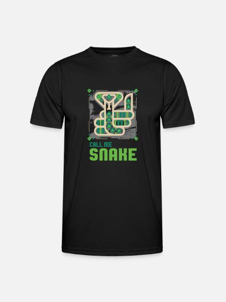 serpent - T-shirt sport Homme - noir