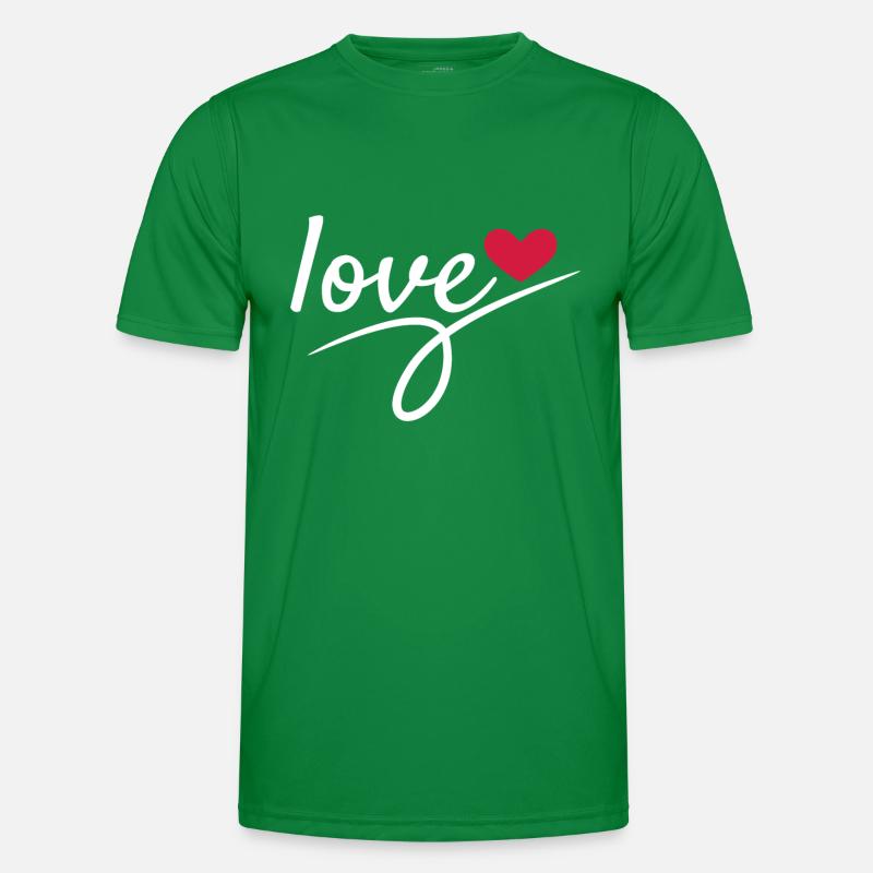Liebe Valentinstag Romantisch Männer Funktions-T-Shirt