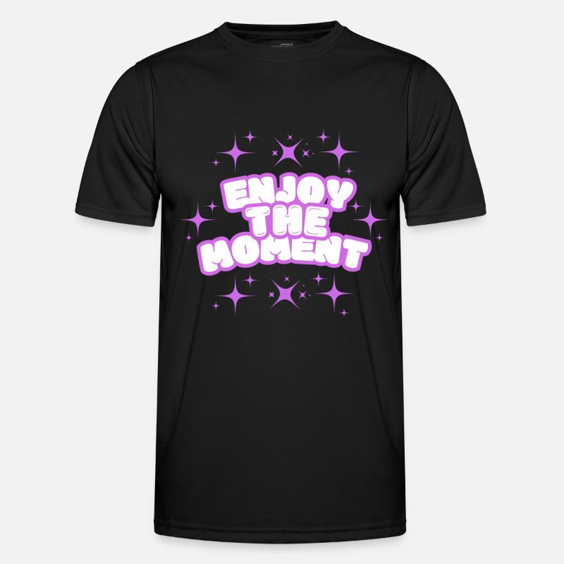 Enjoy the Moment Männer Funktions-T-Shirt
