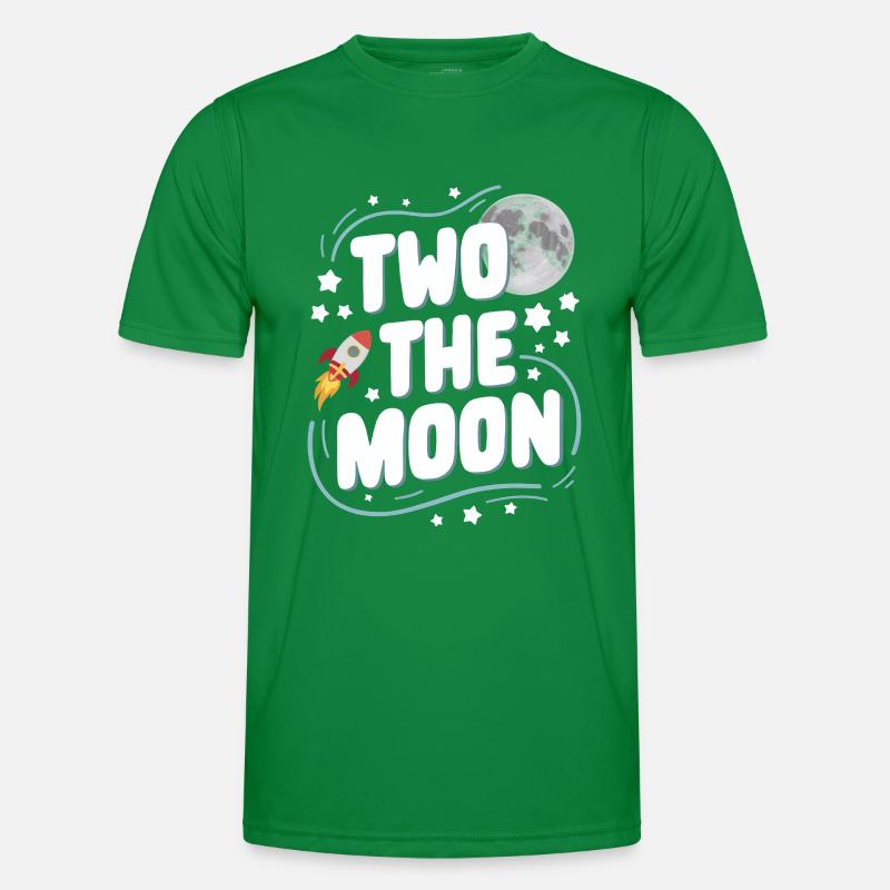 Second Birthday Space Celebration Men's Functional T-Shirt