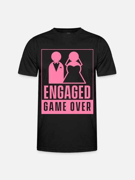 Fiancés - Game Over Fiancés Fiancés - T-shirt sport Homme - noir