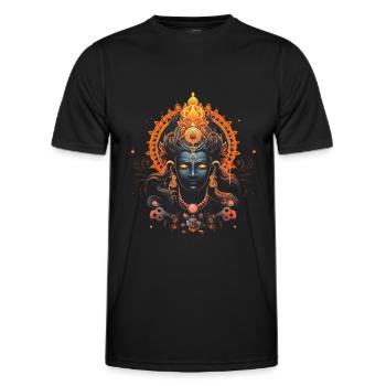 Hindouisme, Dieux, Art, Paix, Antiquité - T-shirt sport Homme - noir - Devant - AI Model Male 178 dark (178cm)