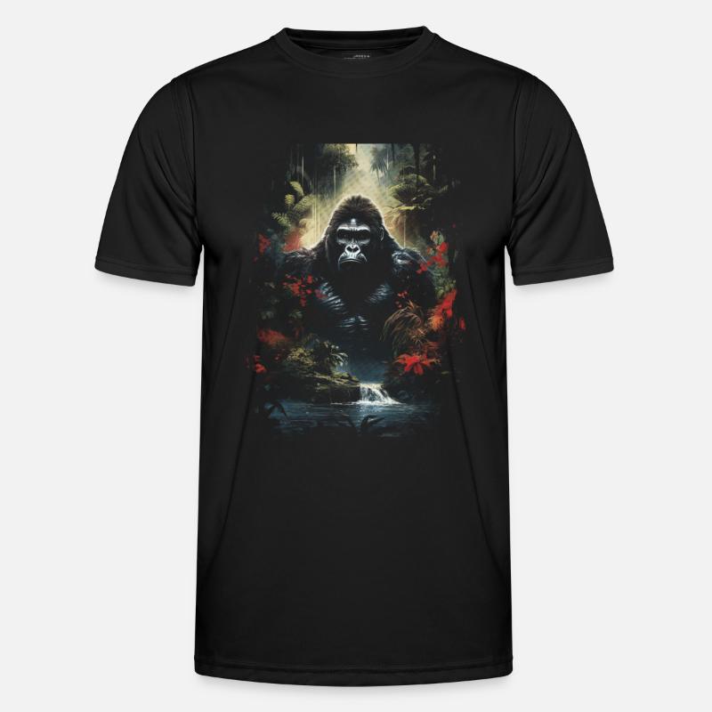 Gorille, Wilderness, Primate, Nature, Singe T-shirt sport Homme