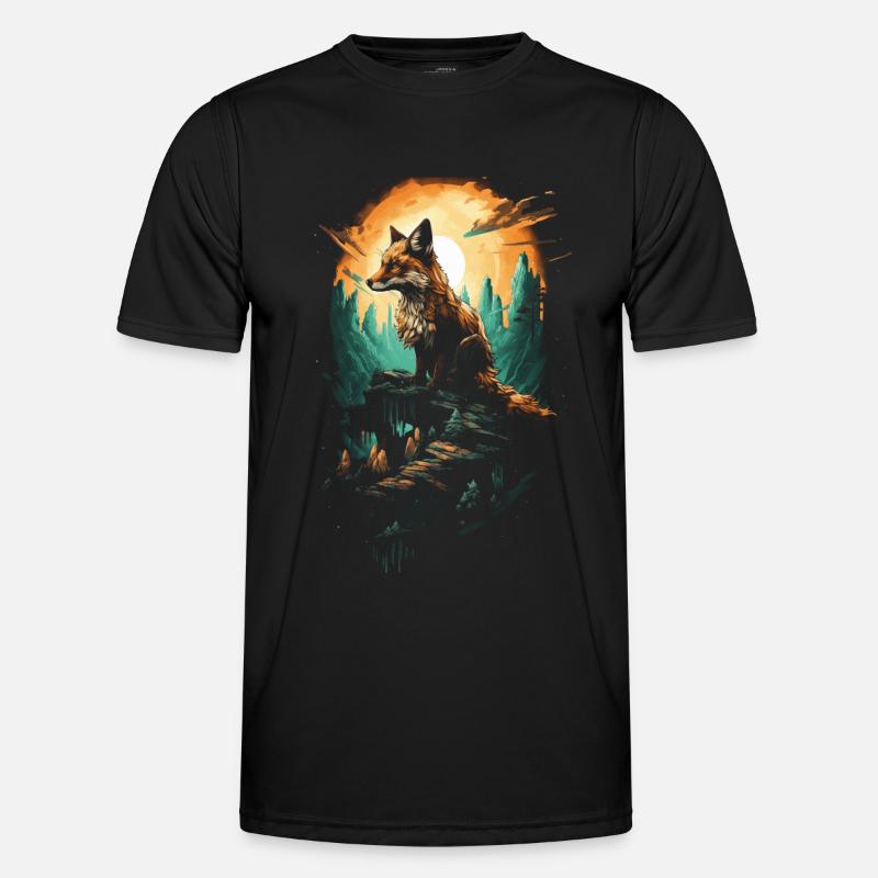 Fox Fox Lover Art Men's Functional T-Shirt