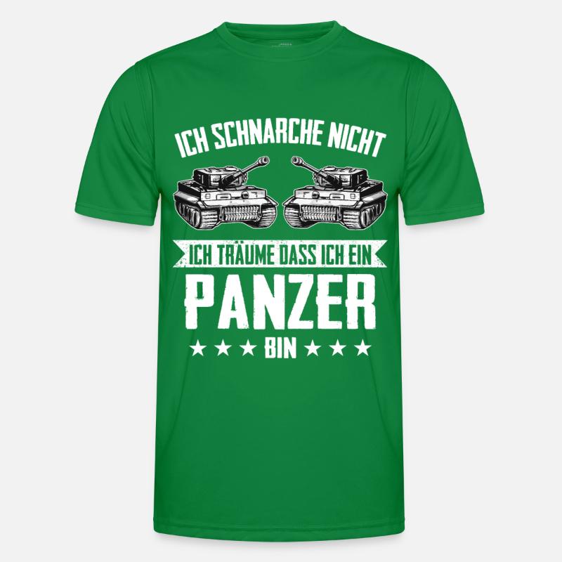 Panzer Kampfpanzer Panzerkampfwagen Panzerfahrer Männer Funktions-T-Shirt