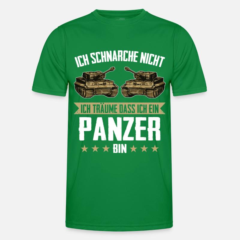 Panzer Kampfpanzer Panzerkampfwagen Panzerfahrer Männer Funktions-T-Shirt