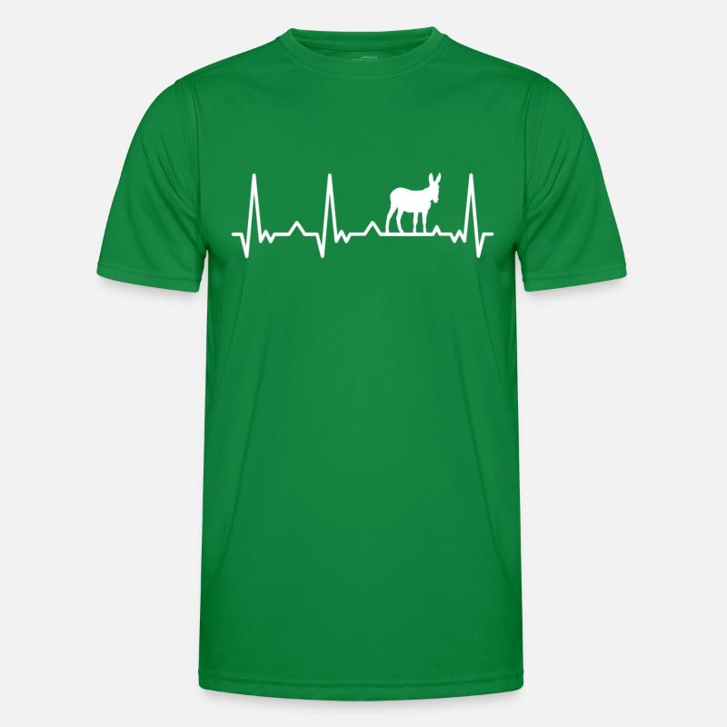 Esel Eselchen Maultier Muli Männer Funktions-T-Shirt