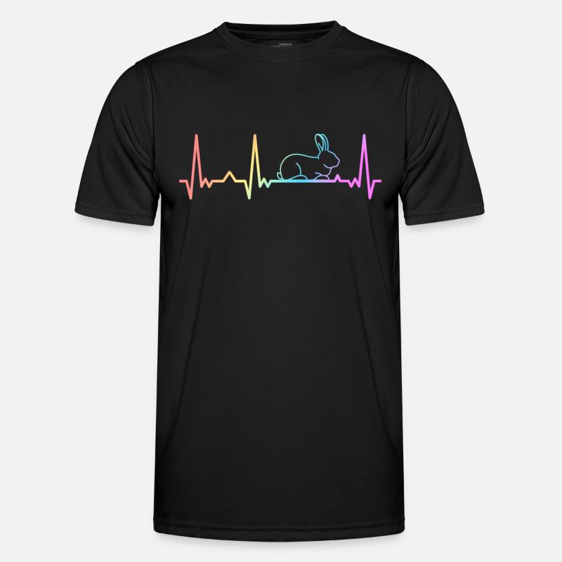Rabbit Rabbit Rabbit Pet - Men's Functional T-Shirt - black
