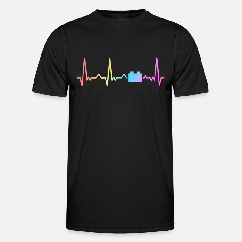 Brick Builder Master Builder Klemmbaustein - Männer Funktions-T-Shirt - Schwarz