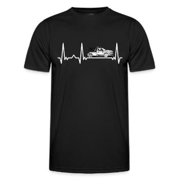 Dépanneuse - T-shirt sport Homme - noir - Devant - AI Model Male 178 dark (178cm)