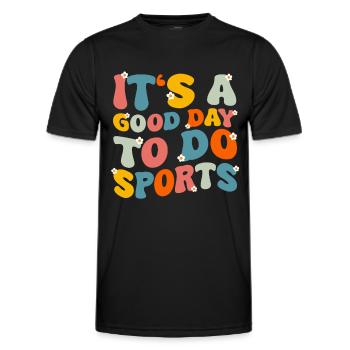 Teacher School Teacher Teacher Teacher - Men's Functional T-Shirt - black - Front - AI Model Male 178 dark (178cm)