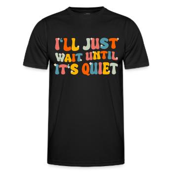 Teacher School Teacher Teacher Teacher - Men's Functional T-Shirt - black - Front - AI Model Male 178 dark (178cm)