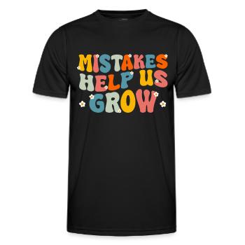 Teacher School Teacher Teacher Teacher - Men's Functional T-Shirt - black - Front - AI Model Male 178 dark (178cm)