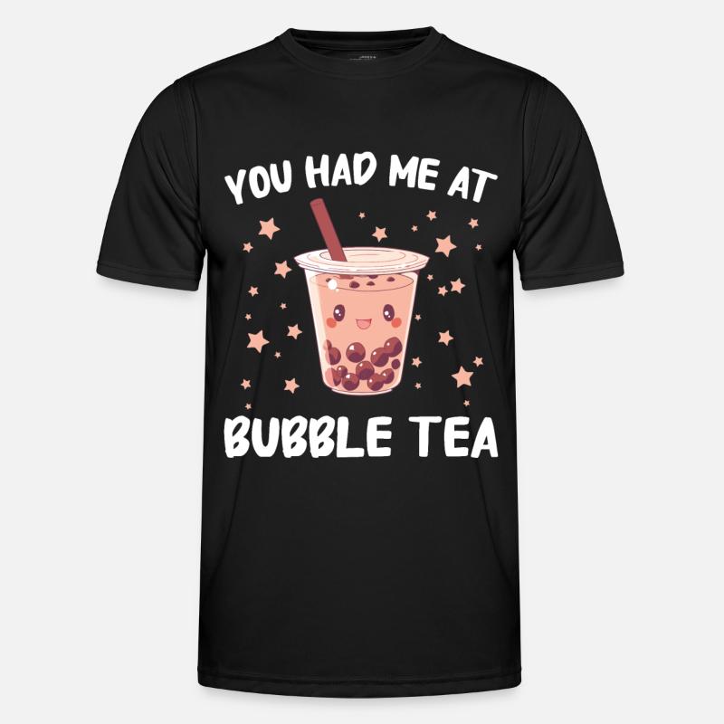 Bubble Tea Boba Tea Bubble Boba Tea - Männer Funktions-T-Shirt - Schwarz