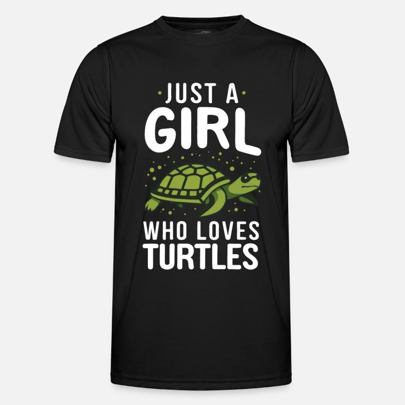 Turtle Sea Turtle Turtle Animal - Men's Functional T-Shirt - black