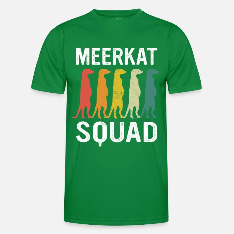 Erdmännchen Tier Erdmann Männer Funktions-T-Shirt