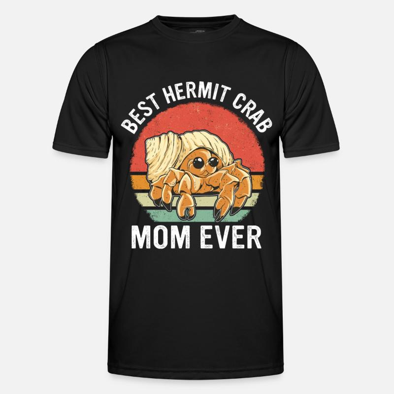 Crab Hermit Crab Crab - Men's Functional T-Shirt - black