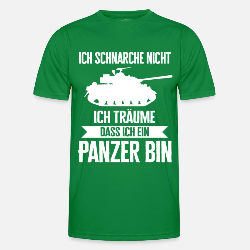 Panzer Kampfpanzer Panzerkampfwagen Panzerfahrer Männer Funktions-T-Shirt