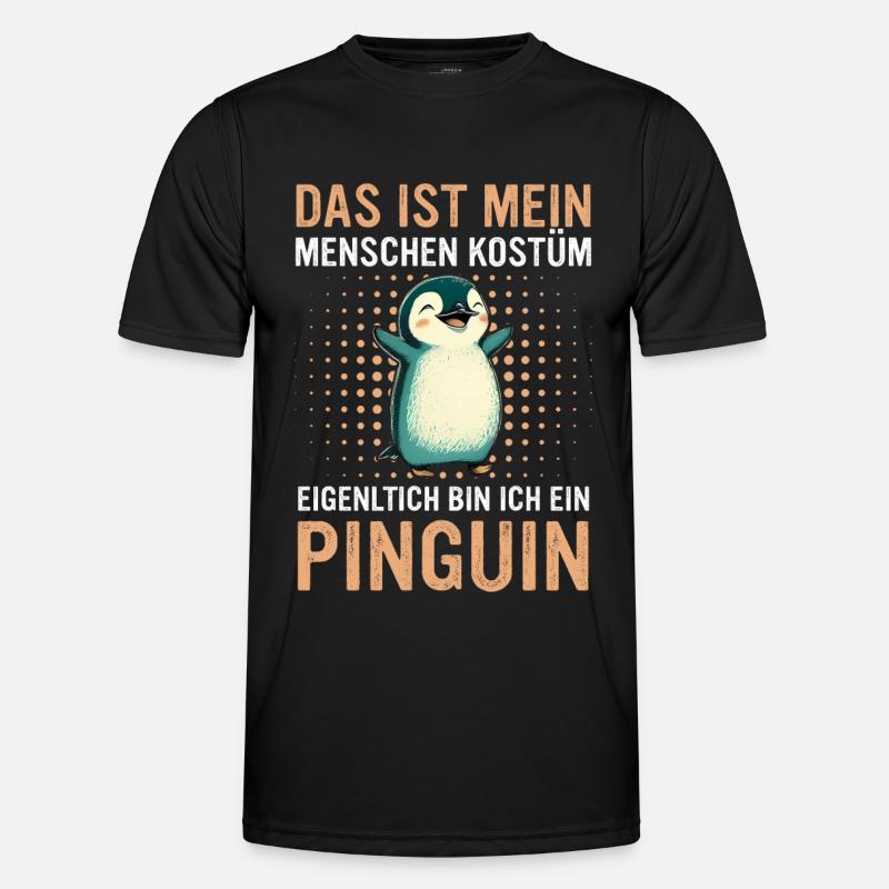 Pinguin Zwergpinguine Kaiserpinguin Männer Funktions-T-Shirt