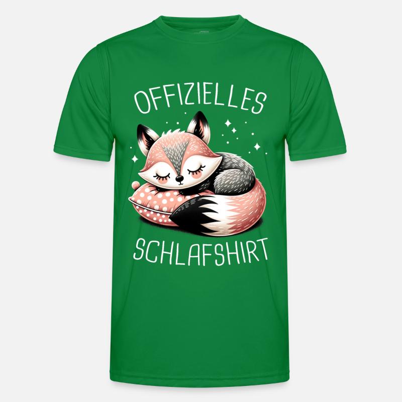 Fuchs Füchse Wildtier Waldtier Rotfuchs Männer Funktions-T-Shirt