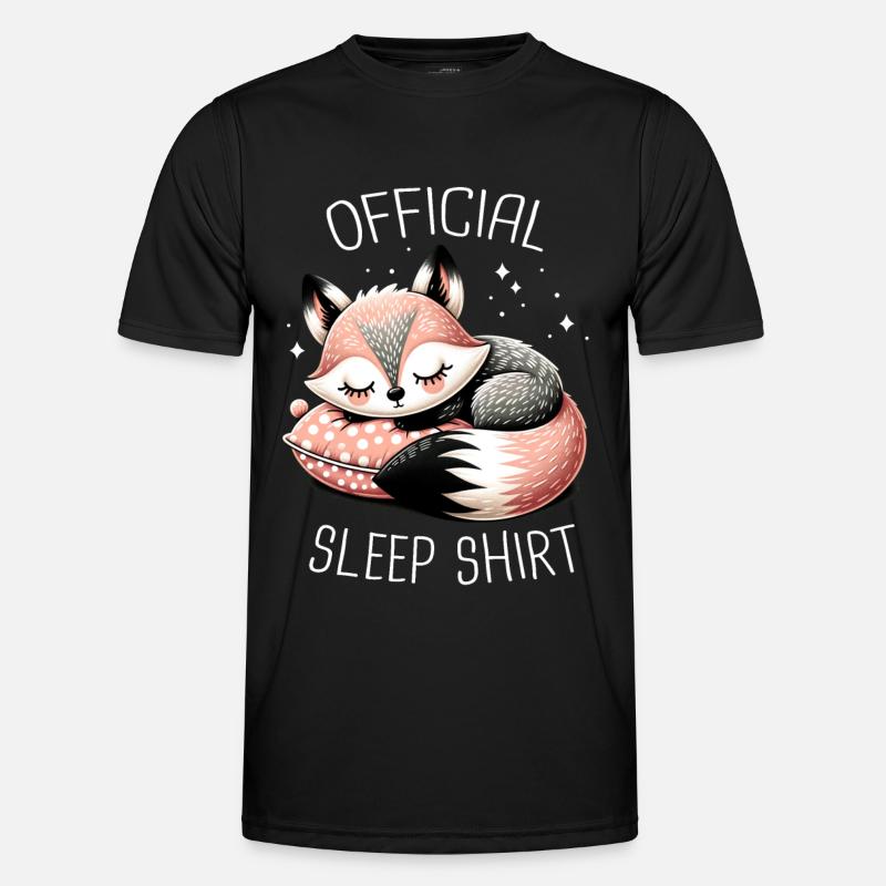 Fox Foxes Animal - Men's Functional T-Shirt - black