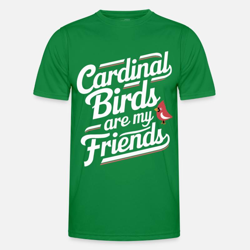 Kardinal Rotkardinal Vogel Roter Kardinal Männer Funktions-T-Shirt