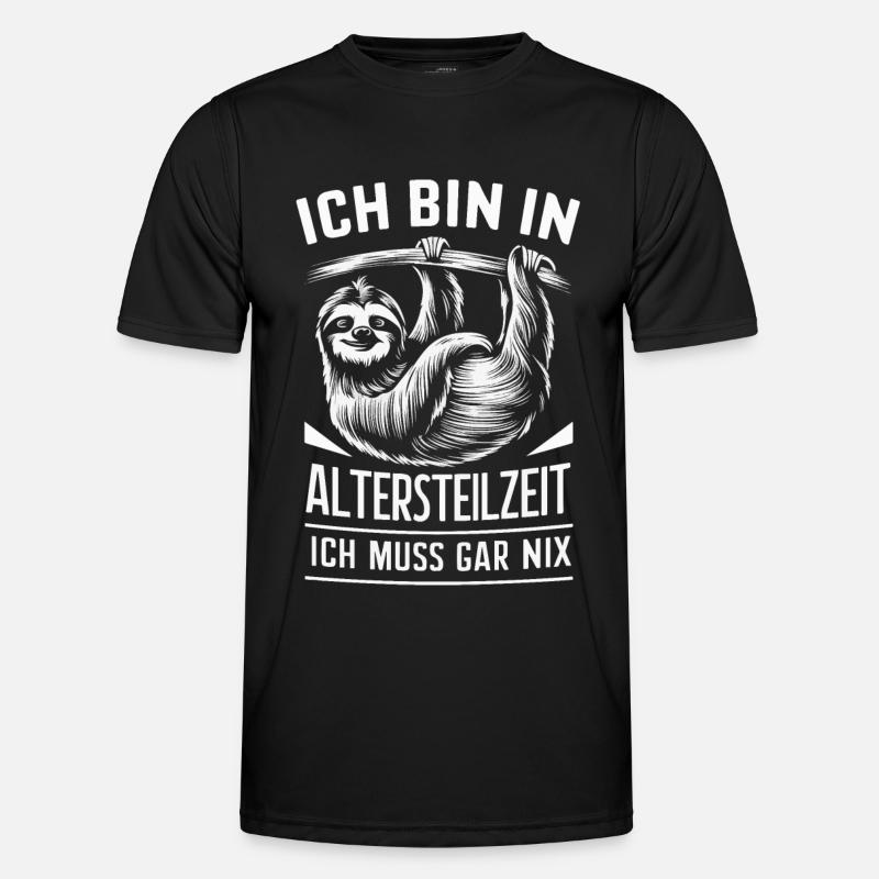 Altersteilzeit ATZ - Männer Funktions-T-Shirt - Schwarz