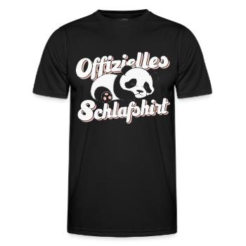 Panda Panda Ours Pandas - T-shirt sport Homme - noir - Devant - AI Model Male 178 dark (178cm)