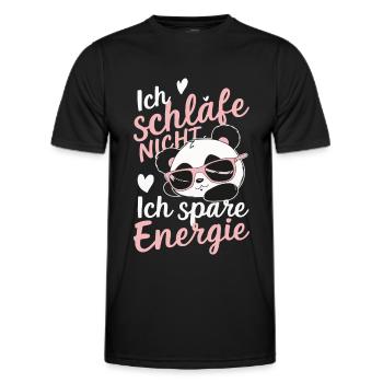Panda Panda Ours Pandas - T-shirt sport Homme - noir - Devant - AI Model Male 178 dark (178cm)