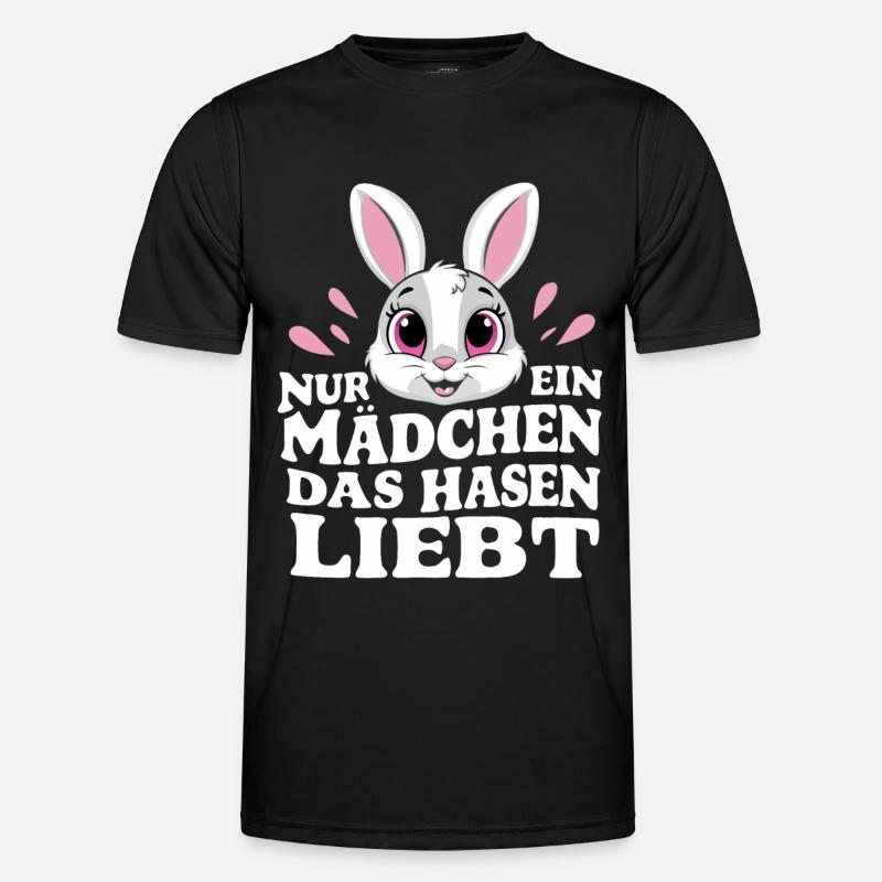 Bunny Bunnies Rabbit Pet - Men's Functional T-Shirt - black